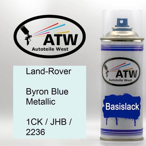 Land-Rover, Byron Blue Metallic, 1CK / JHB / 2236: 400ml Sprühdose, von ATW Autoteile West.